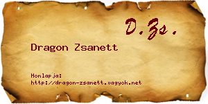 Dragon Zsanett névjegykártya
